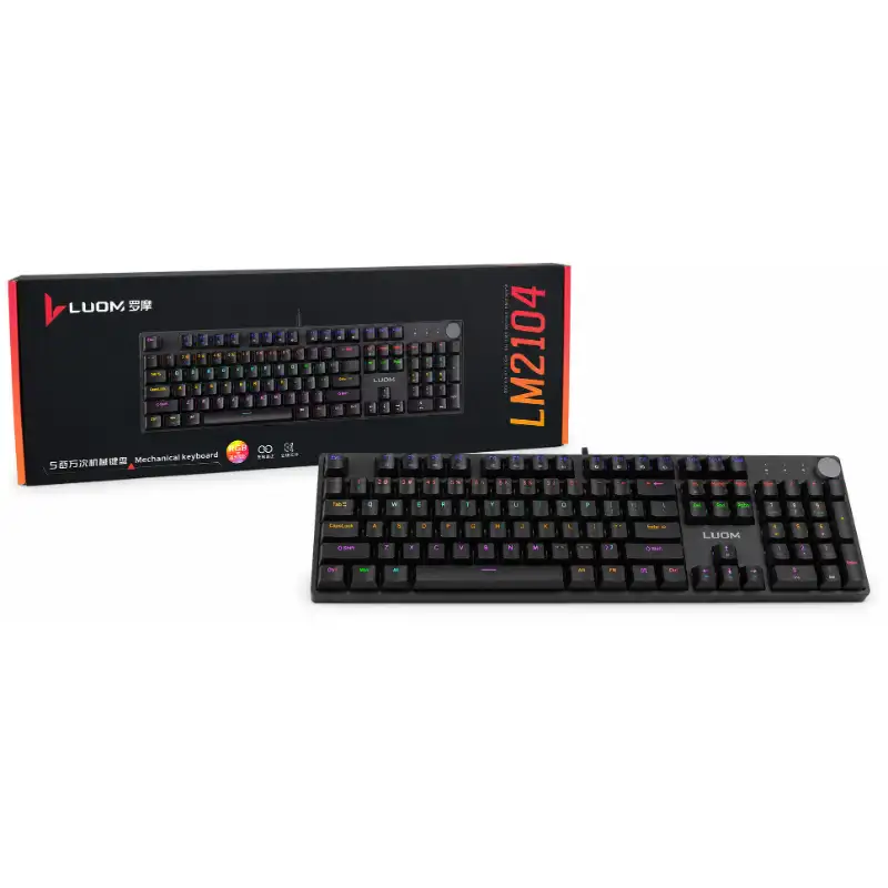 LUOM-LM2104-MECHANICAL-RGB-KEYBOARD